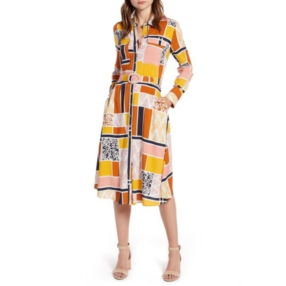 Anthropologie The Odells Nouveau Shirtdress NWT